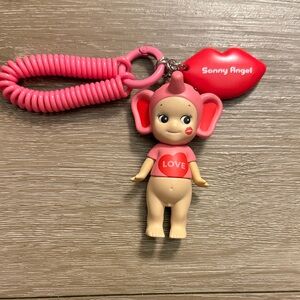 Sonny Angel Pink Elephant Doll Keychain